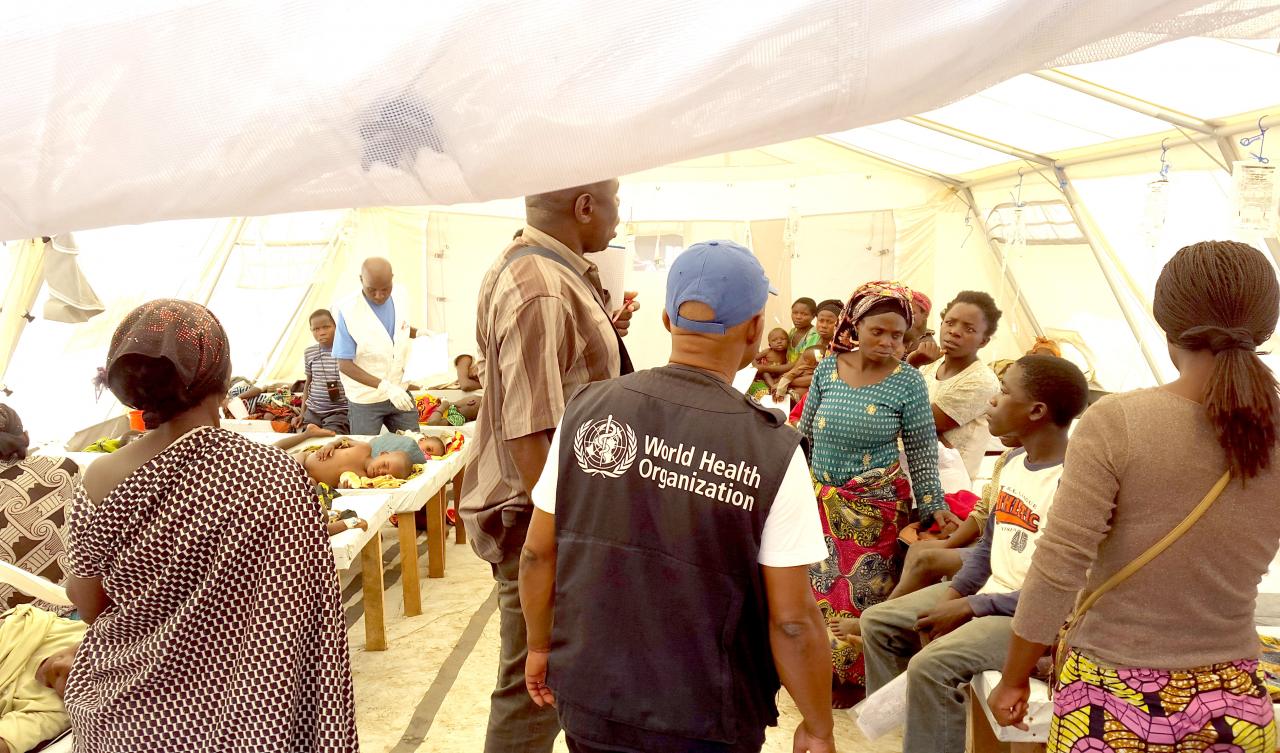 Lutte contre l’épidémie de choléra au Congo : l’OMS en première ligne à Mbamou