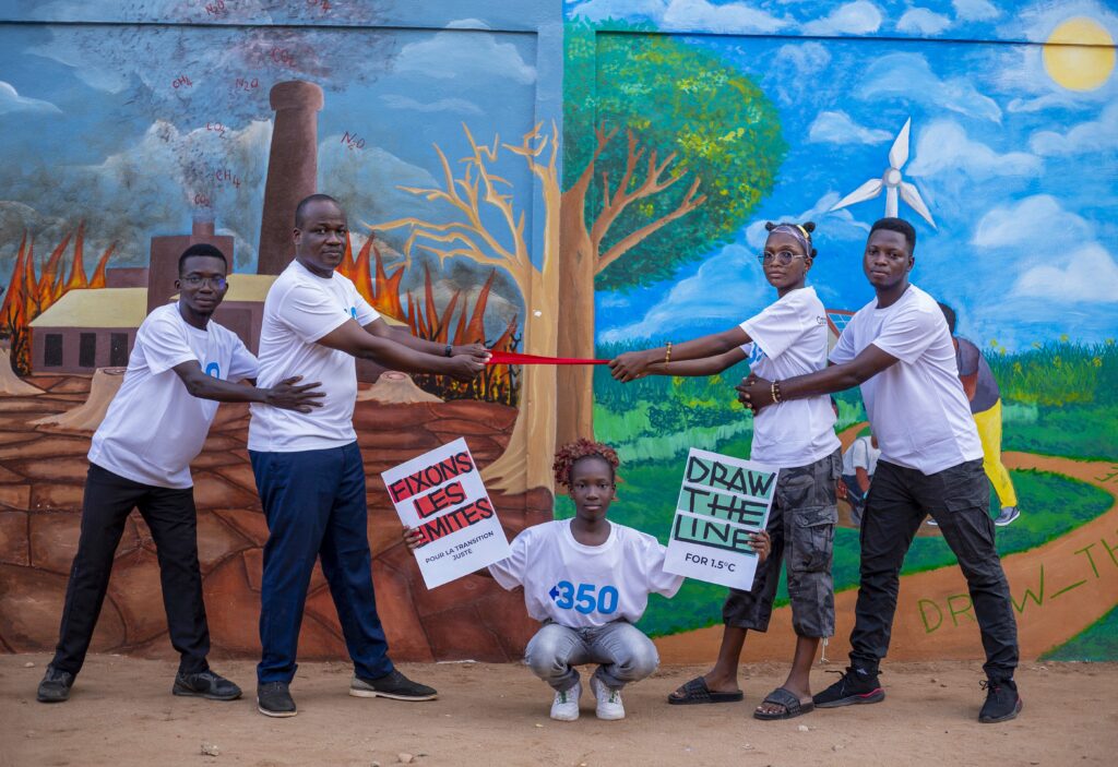 Campagne internationale Draw The Line : REC Bénin inaugure une fresque murale et mobilise la jeunesse en faveur d’une transition climatique durale
