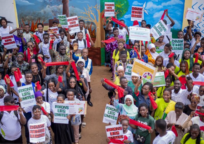 Campagne internationale Draw The Line : REC Bénin inaugure une fresque murale et mobilise la jeunesse en faveur d’une transition climatique durale