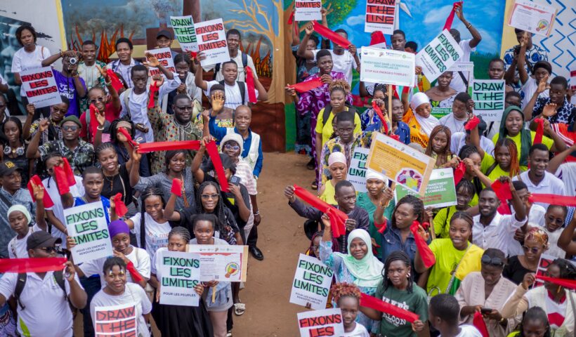 Campagne internationale Draw The Line : REC Bénin inaugure une fresque murale et mobilise la jeunesse en faveur d’une transition climatique durale